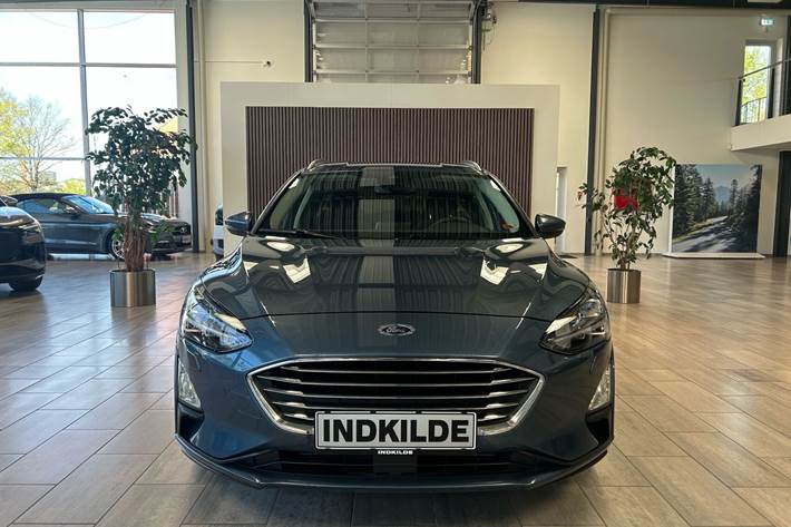 Blå Ford Focus fra 2020