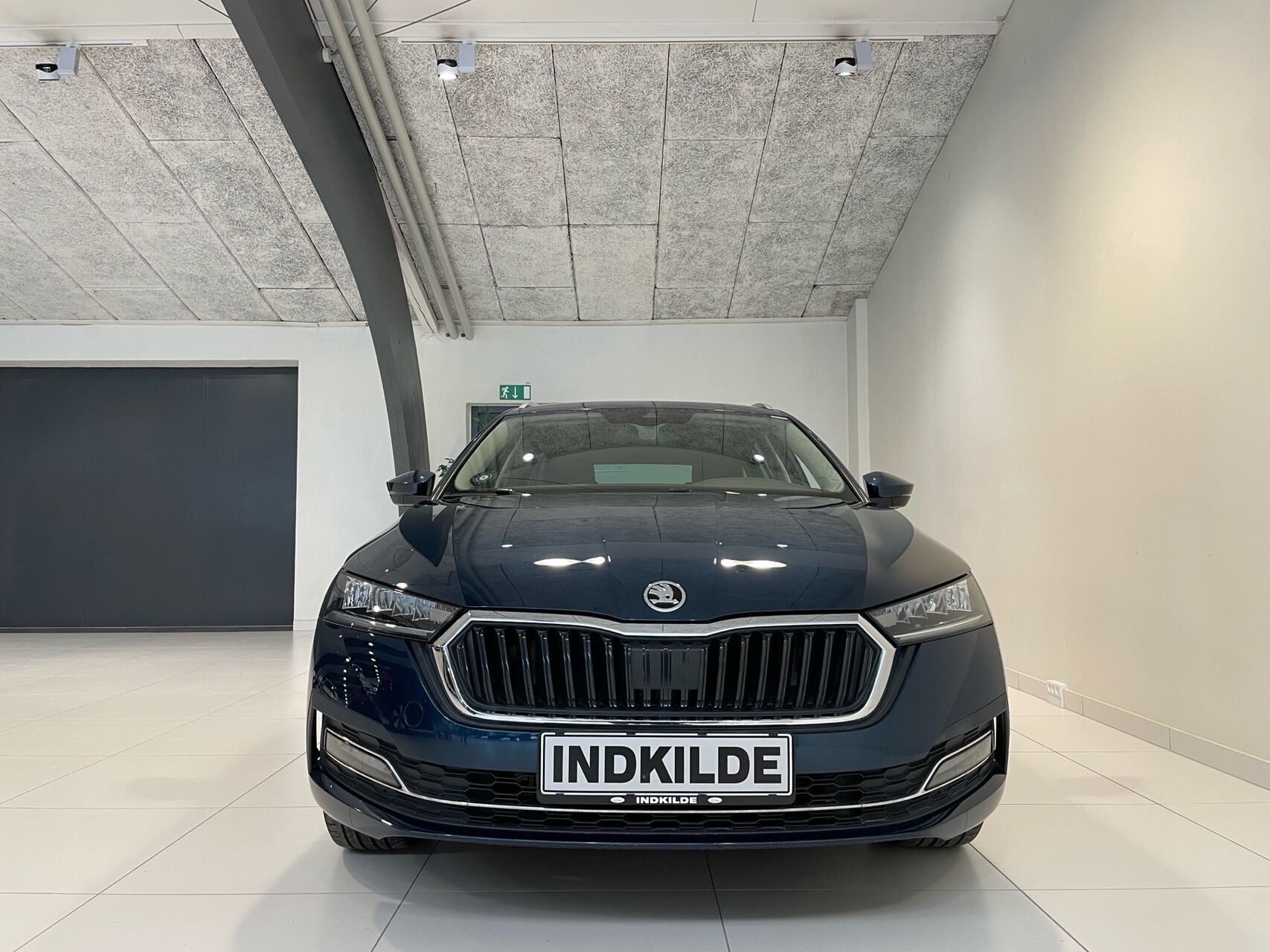 Blå Skoda Octavia fra 2020