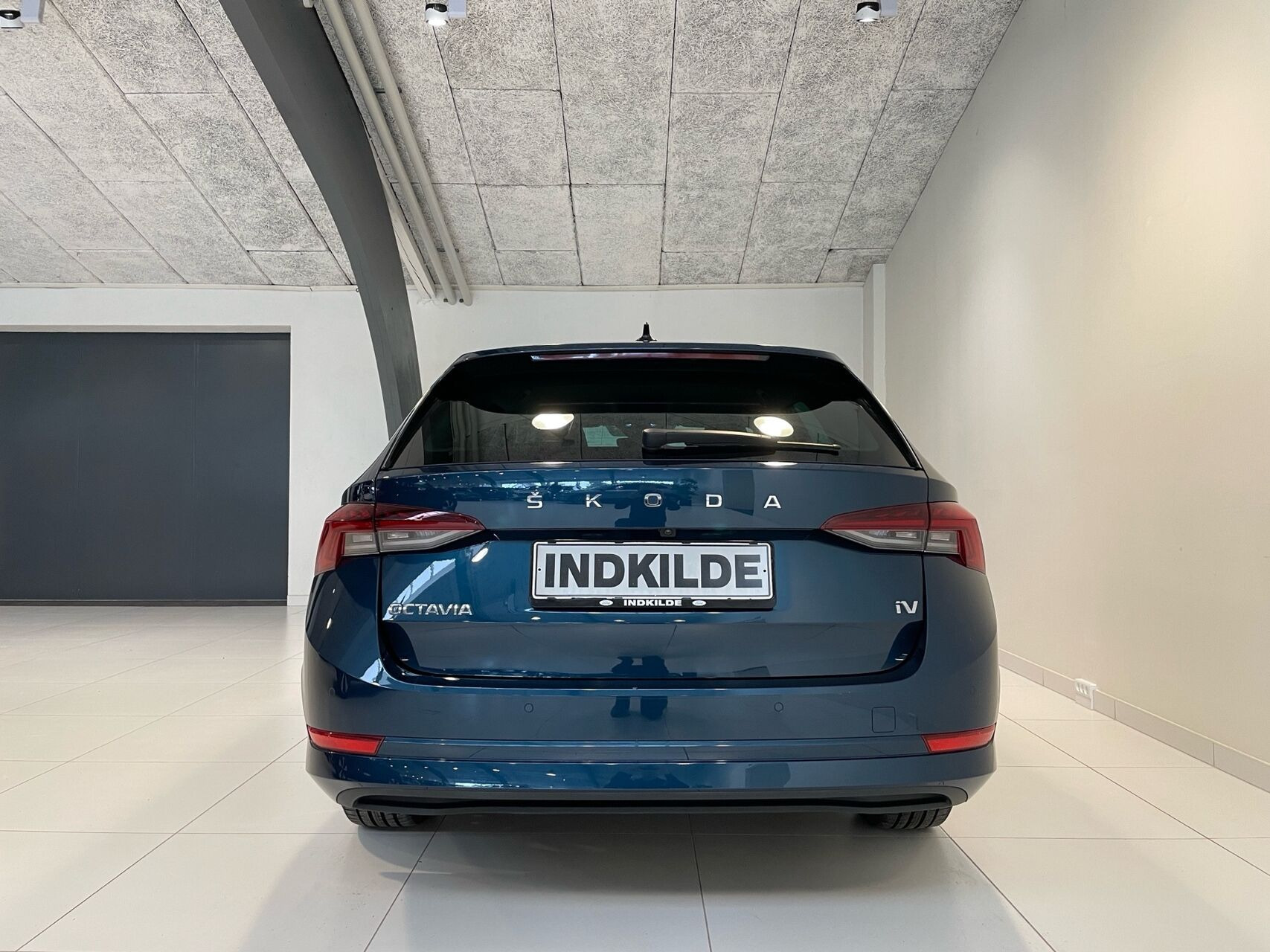 Blå Skoda Octavia fra 2020