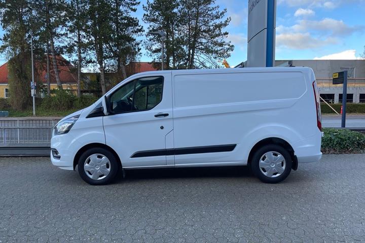 Hvid Ford Transit Custom fra 2018