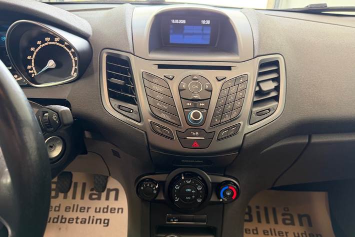 Sort Ford Fiesta fra 2016