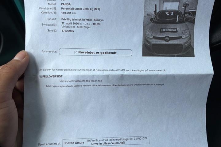 undefined Fiat Panda fra 2014