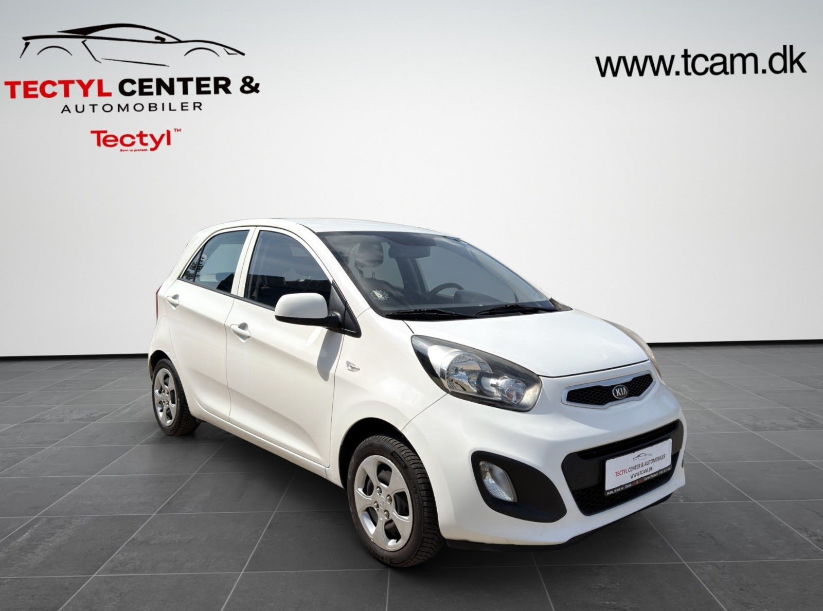 Hvid Kia Picanto fra 2013