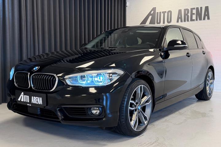 Sort BMW 118d fra 2017