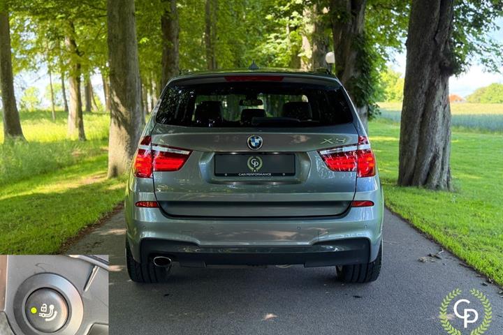 Grå BMW X3 fra 2017