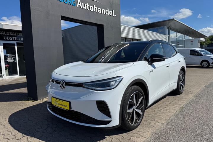 Hvid VW ID.4 fra 2023 set udefra