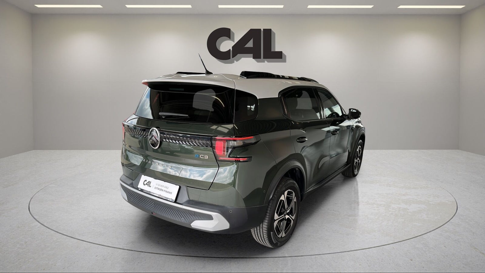 Grøn Citroën e-C3 Aircross fra 2025