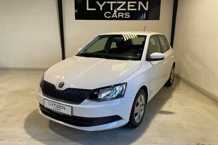 Hvid Skoda Fabia fra 2018