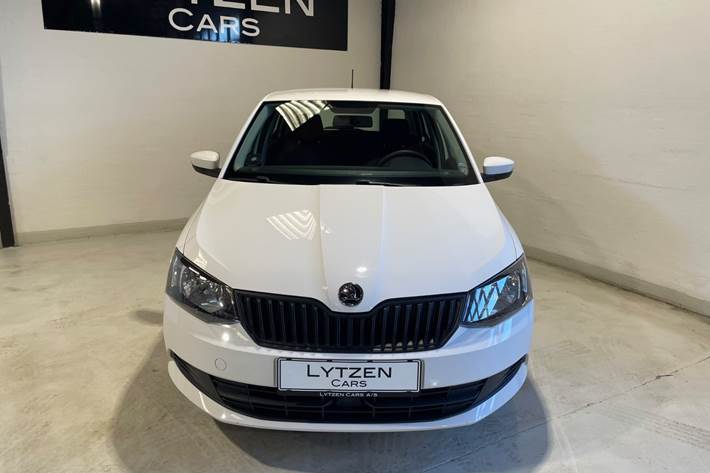 Hvid Skoda Fabia fra 2018