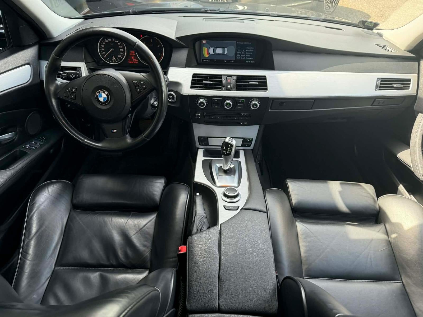 Sort BMW 535d fra 2007