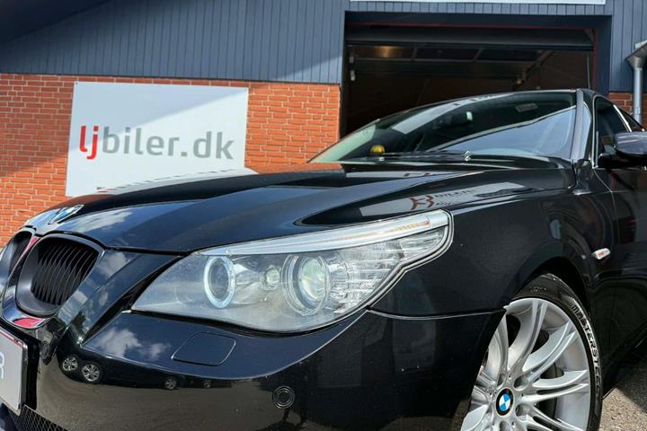Sort BMW 535d fra 2007