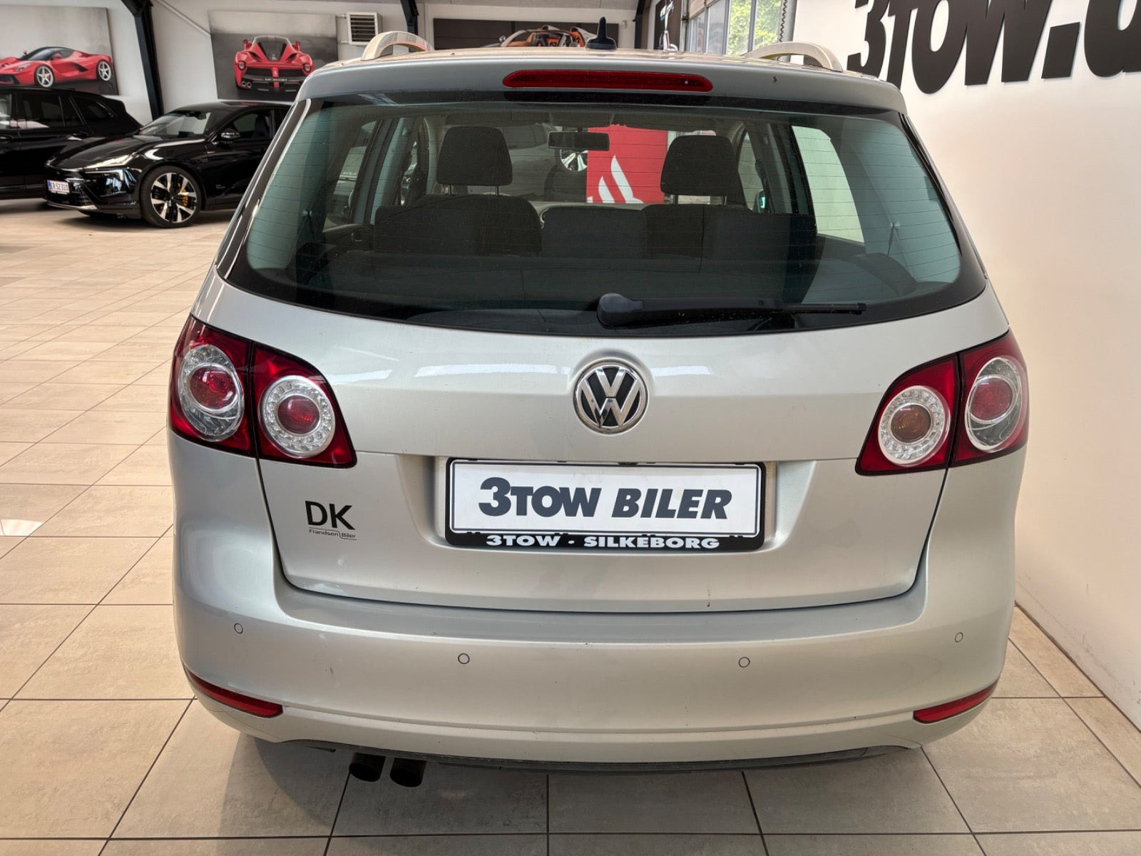 Sølv VW Golf Plus fra 2010