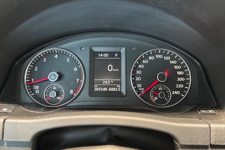 Sølv VW Golf Plus fra 2010