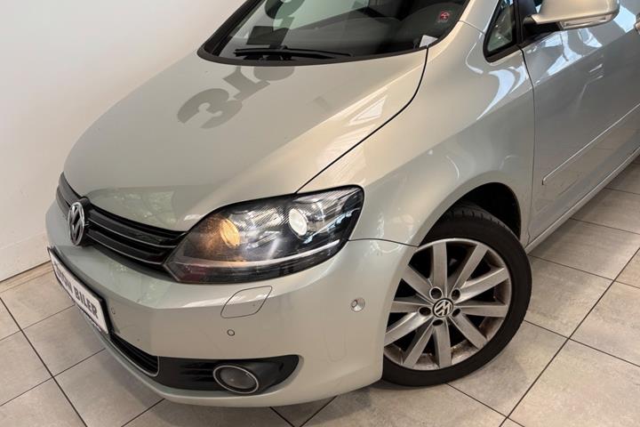 Sølv VW Golf Plus fra 2010