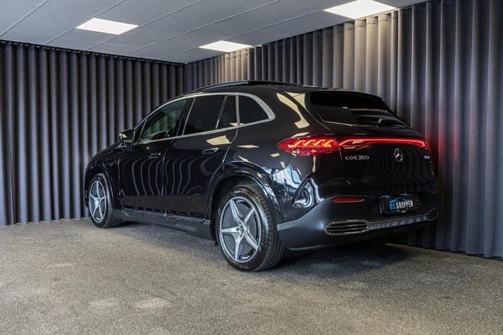 Sort Mercedes EQE350 SUV fra 2025