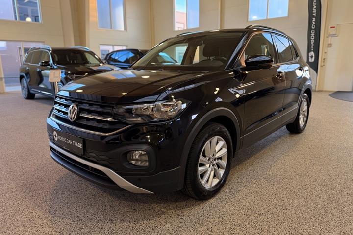 Sort VW T-Cross fra 2019 set udefra