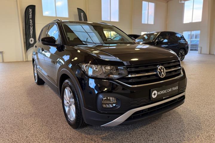 Sort VW T-Cross fra 2019