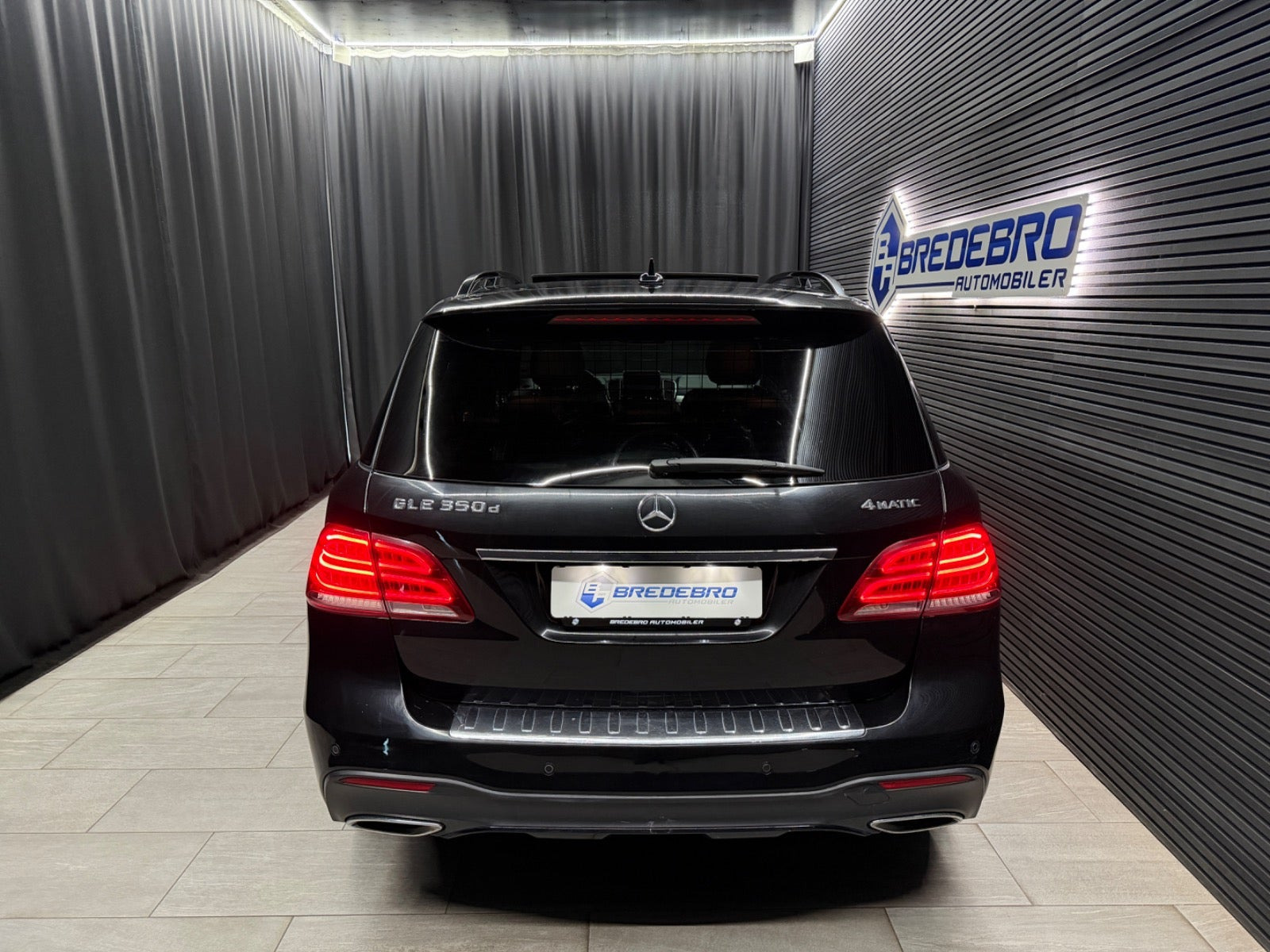 Sort Mercedes GLE350 d fra 2016