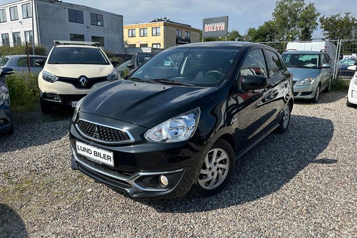 Sort Mitsubishi Space Star fra 2018