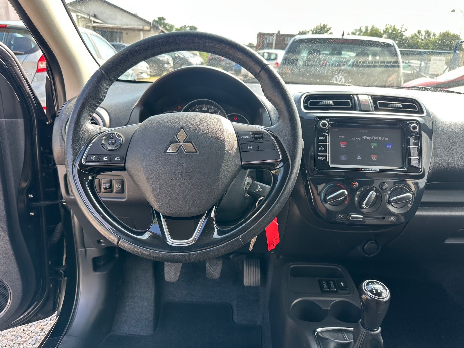 Sort Mitsubishi Space Star fra 2018