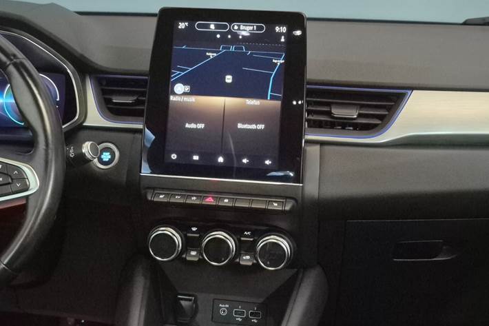 Blå Renault Captur fra 2021