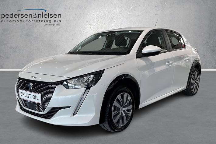 Hvid Peugeot e-208 fra 2020