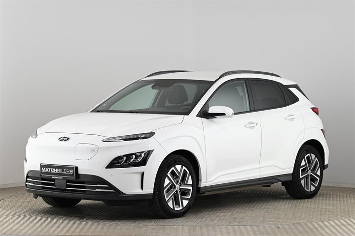 Hvid Hyundai Kona fra 2023