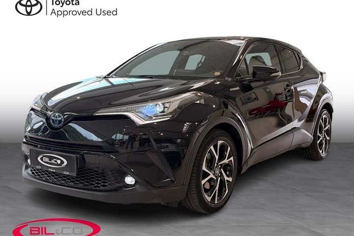 Sort Toyota C-HR fra 2019 set udefra