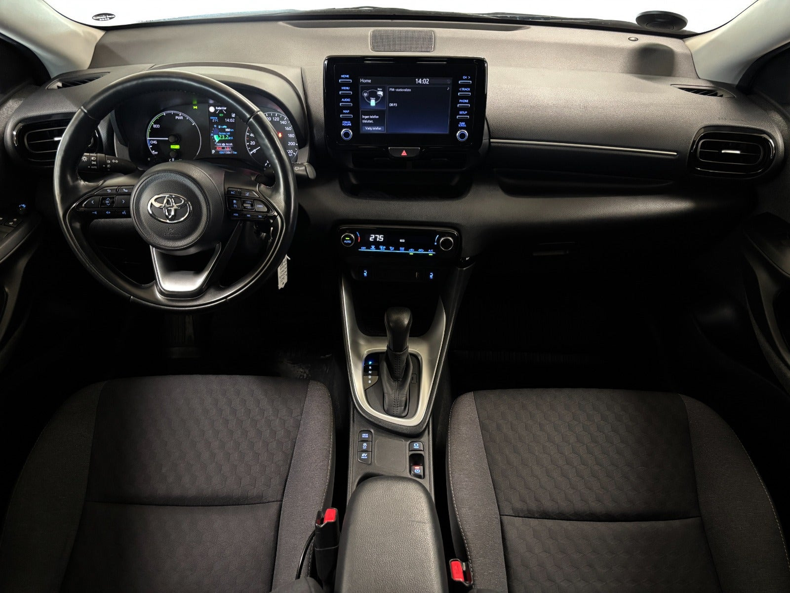 Hvid Toyota Yaris fra 2021