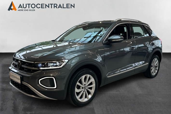 Grå VW T-Roc fra 2022