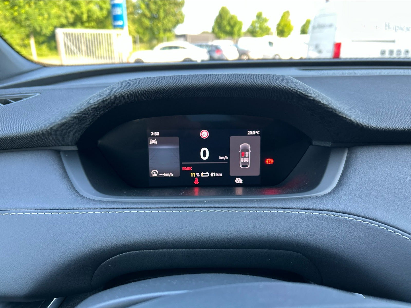 Sort Skoda Enyaq fra 2025