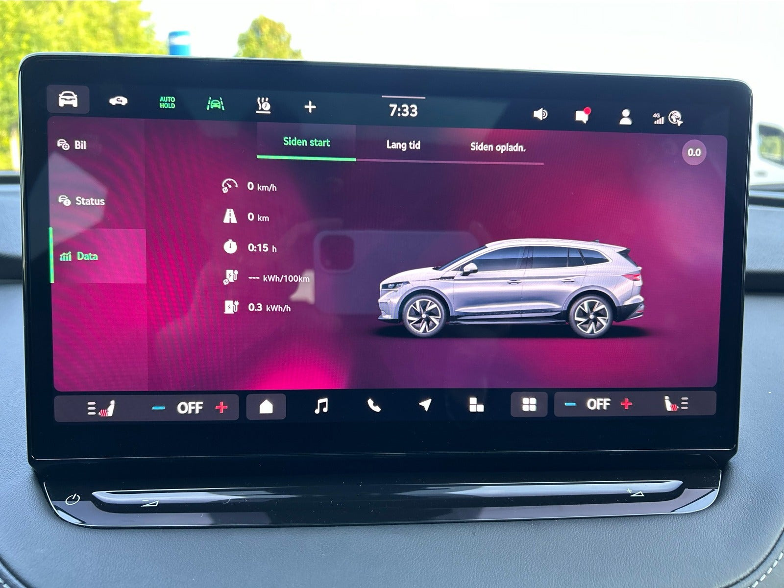 Sort Skoda Enyaq fra 2025