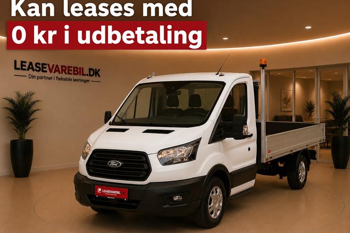 Hvid Ford Transit 350 L3 Chassis fra 2024