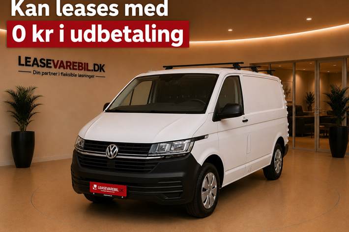 Hvid VW Transporter fra 2021