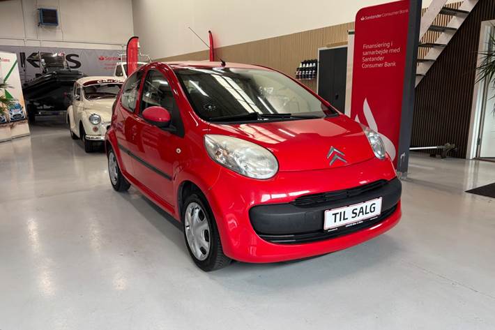 Rød Citroën C1 fra 2009