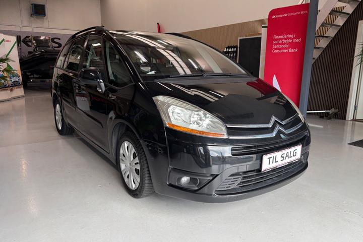 Sort Citroën Grand C4 Picasso fra 2008 set udefra