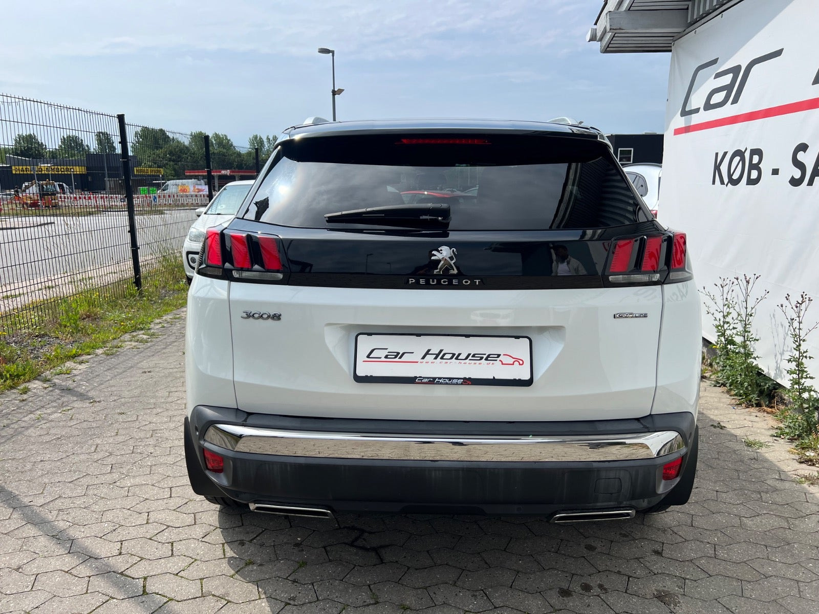 Hvid Peugeot 3008 fra 2017