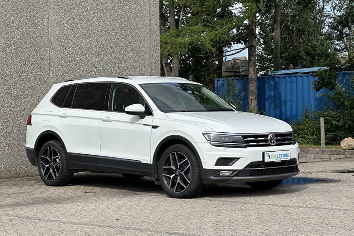 Hvid VW Tiguan Allspace fra 2016