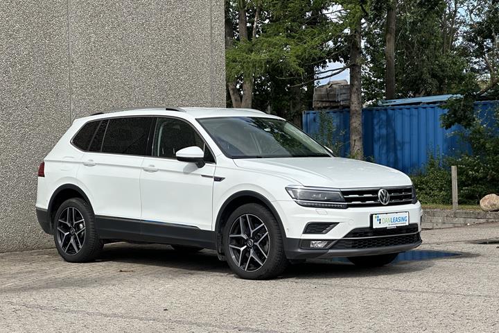 Hvid VW Tiguan Allspace fra 2016