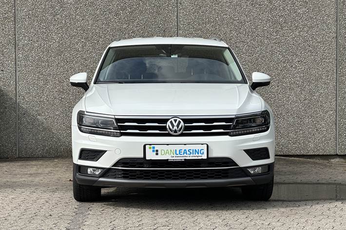 Hvid VW Tiguan Allspace fra 2016