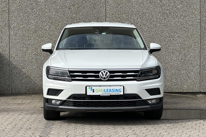 Hvid VW Tiguan Allspace fra 2016