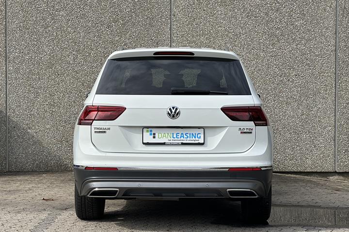 Hvid VW Tiguan Allspace fra 2016