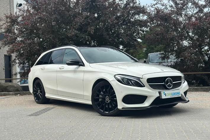 Hvid Mercedes C250 d fra 2017