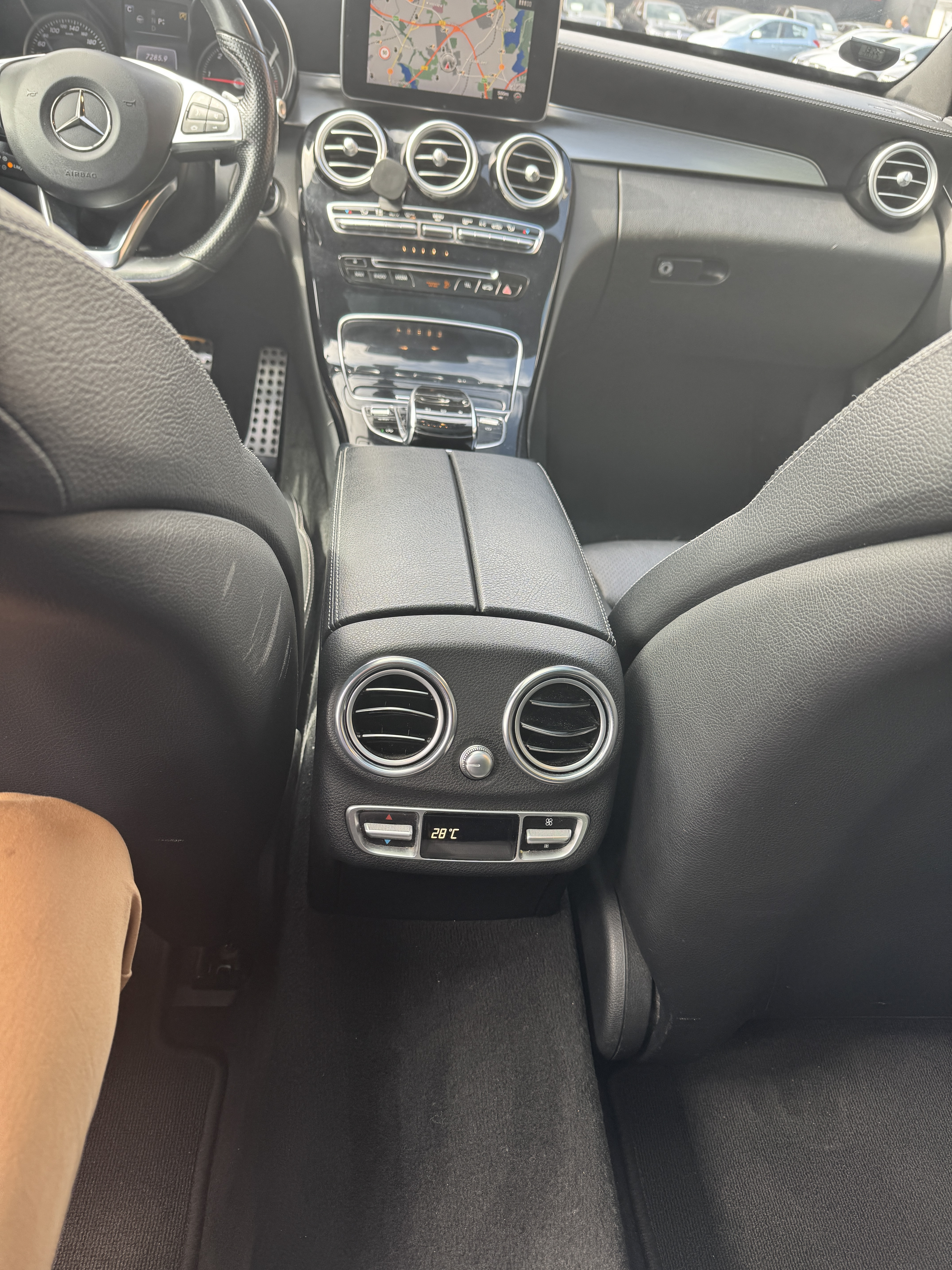 Hvid Mercedes C250 d fra 2017