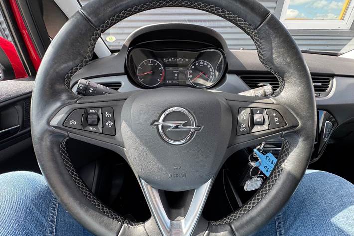 Rød Opel Corsa fra 2019