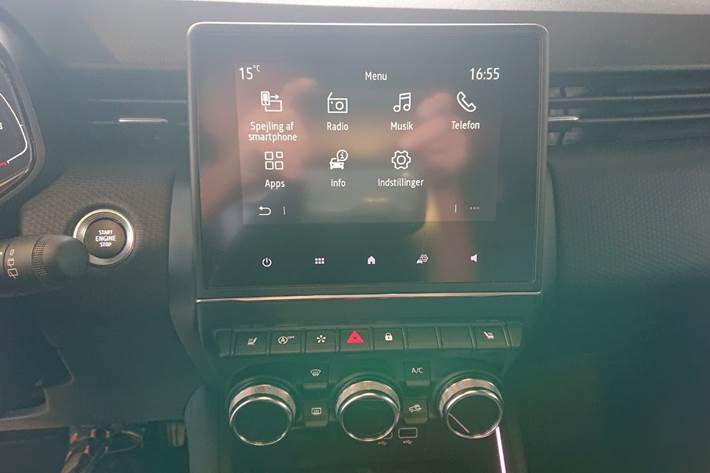 Hvid Renault Clio V fra 2023