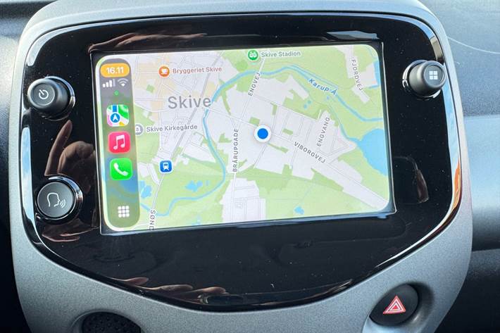 Rød Toyota Aygo fra 2021