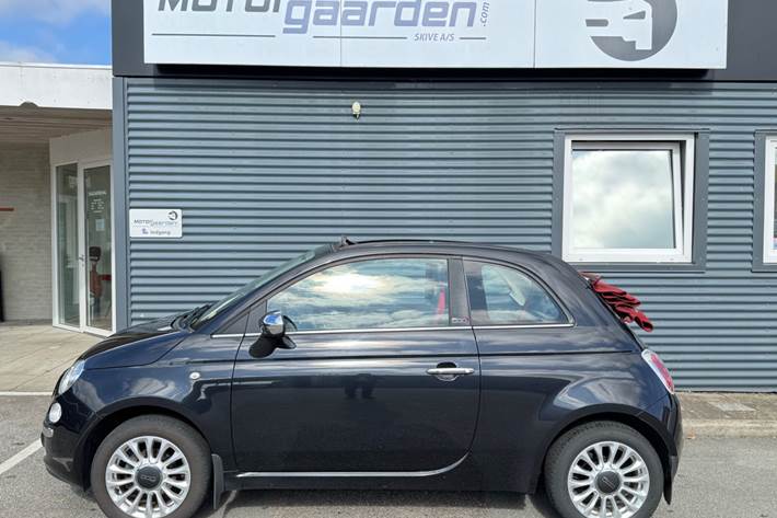 Sort Fiat 500C fra 2015