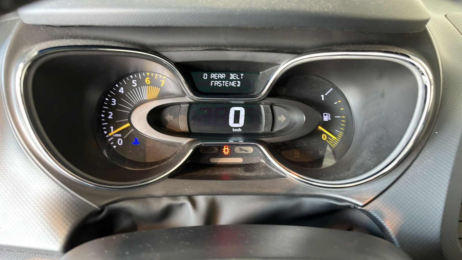 Blå Renault Captur fra 2014