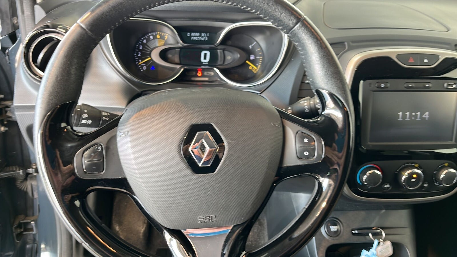 Blå Renault Captur fra 2014